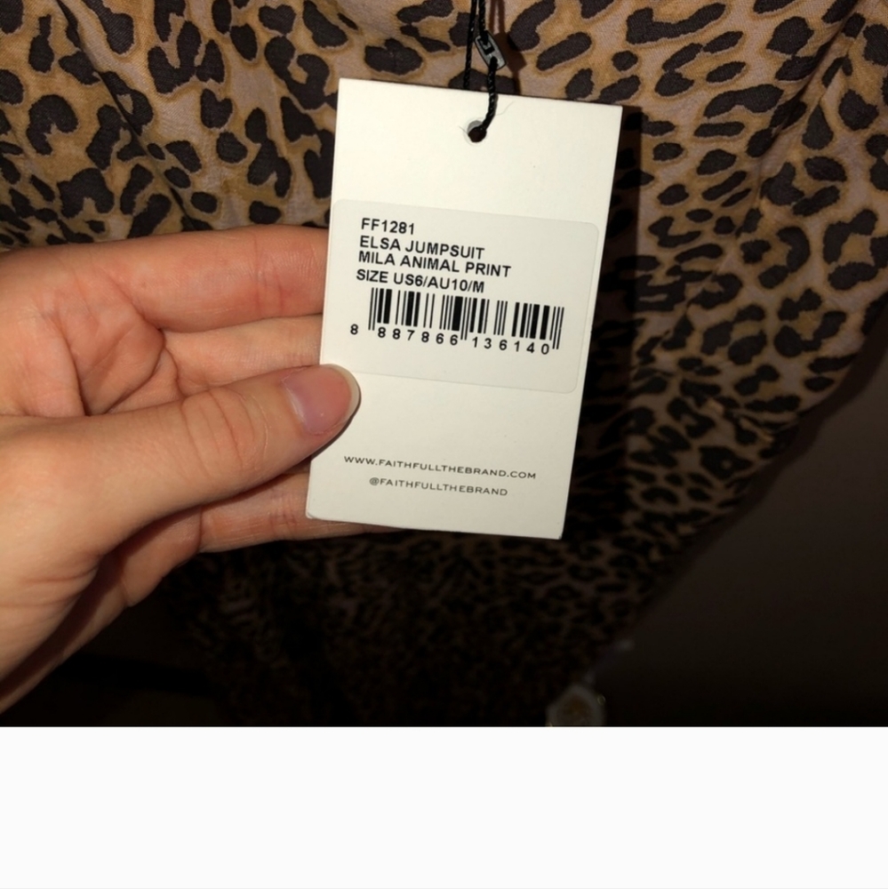 Faithfull the Brand Animal Print Elsa Jumpsuit - Picture 11 of 12